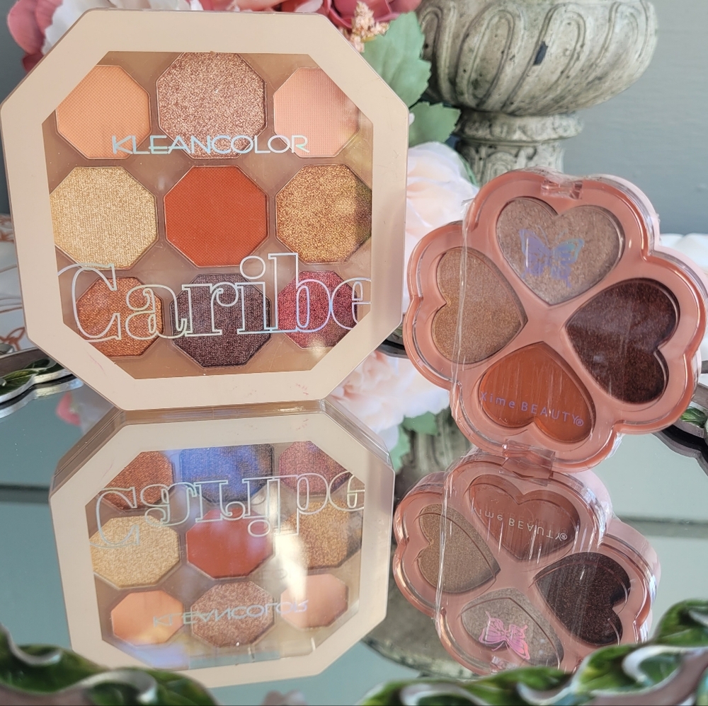 Kleancolor Caribe Eyeshadow Palette - Orange, Gold, and Brown Tones